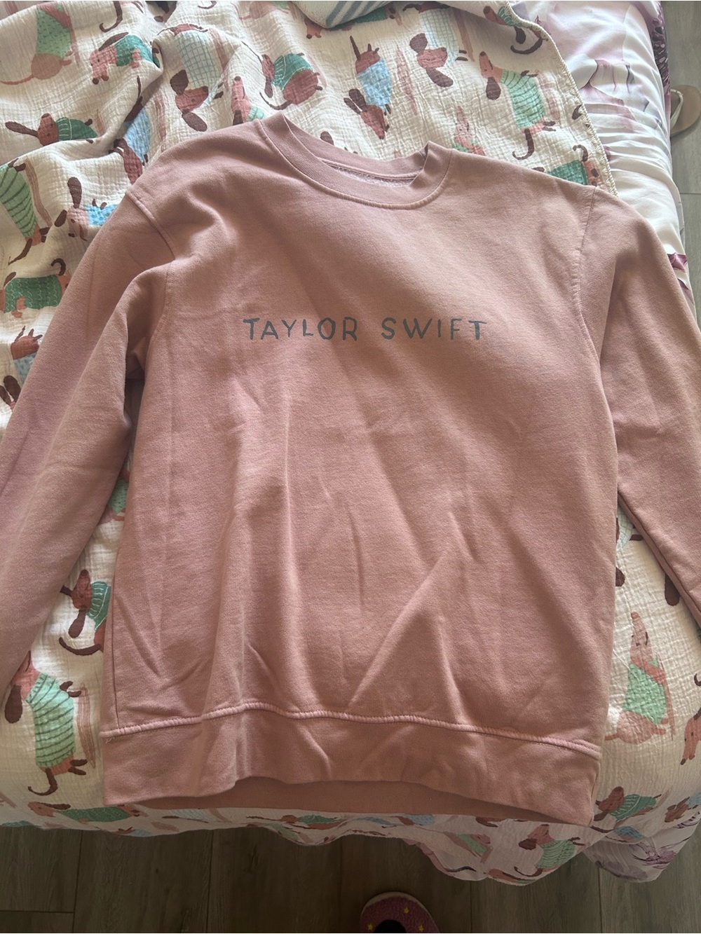 Taylor Swift Pink Crewneck Sweatshirt